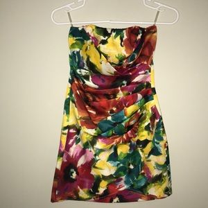 Floral cocktail dress